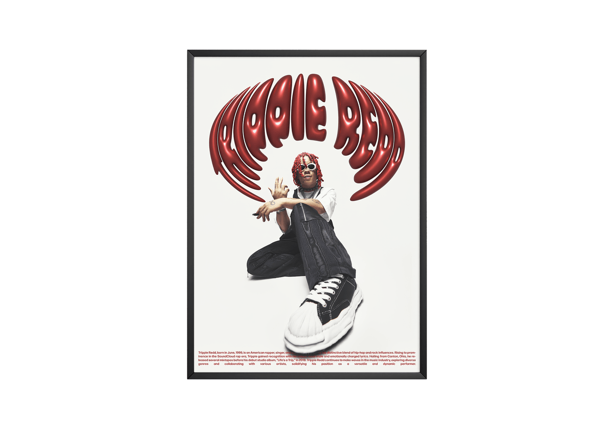 Trippie Red 'Focus' Poster - Posters, Prints & Wall Art | HYPE Posters