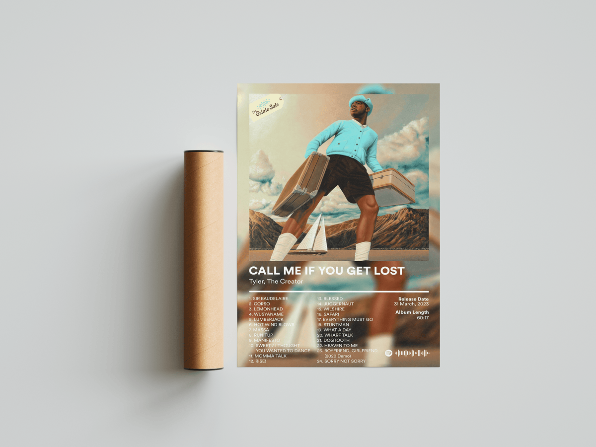 Tyler The Creator 'CMIYGL The Estate Sale' Album Poster - Posters, Prints & Wall Art | HYPE Posters