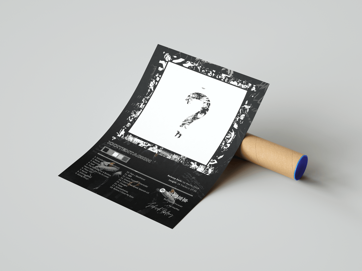 XXXTENTACION '?' Album Poster - Posters, Prints & Wall Art | HYPE Posters