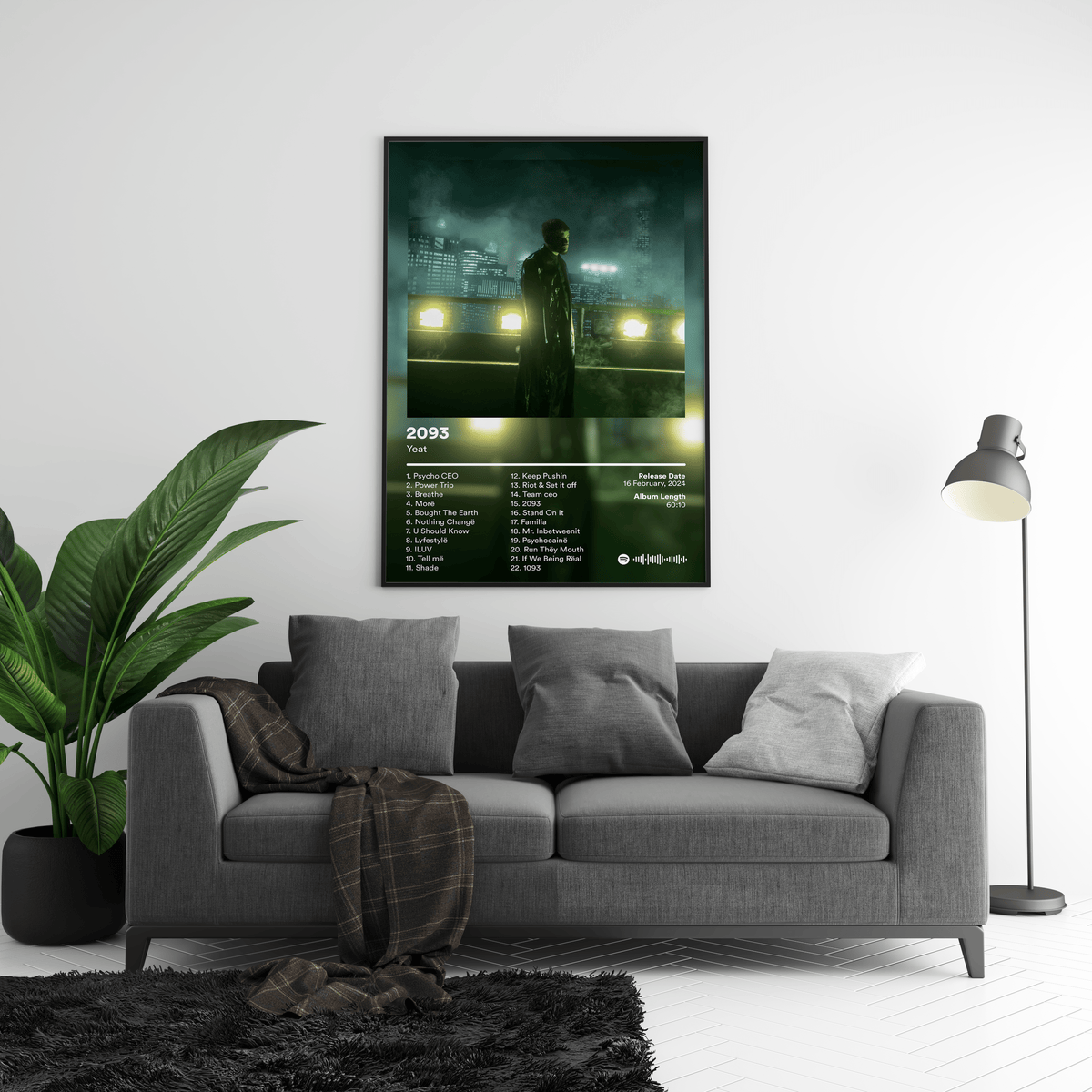 Yeat '2093' Album Poster - Posters, Prints & Wall Art | HYPE Posters
