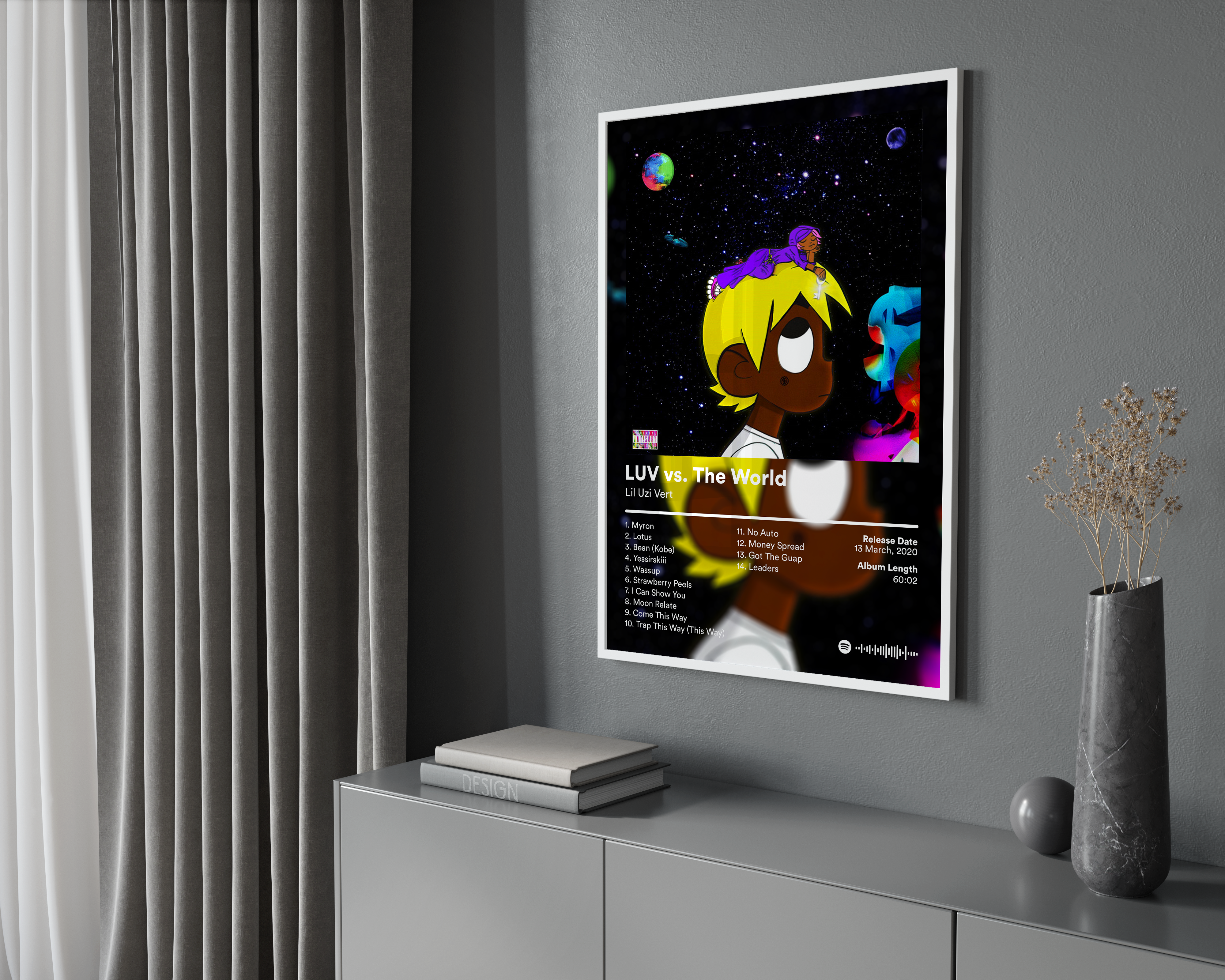 Lil Uzi Vert 'LUV vs. The World' Album Poster | Hype Posters