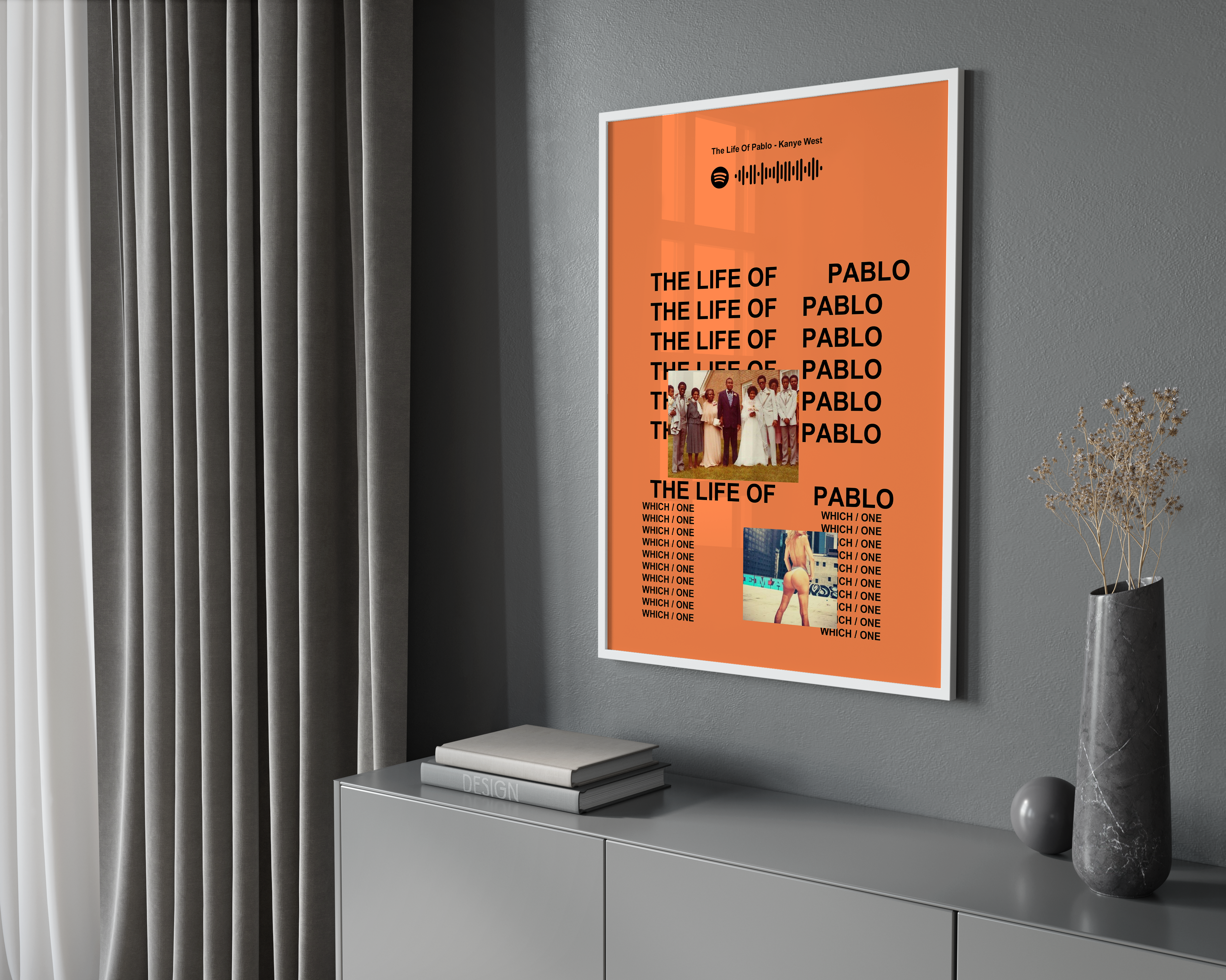 Kanye West 'The Life Of Pablo' Spotify Poster | Hype Posters