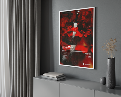 21 Savage 'Savage Mode' Album Poster | Hype Posters