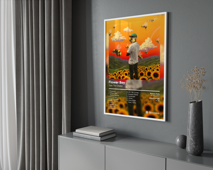 Tyler The Creator 'Flower Boy' Album Poster | Hype Posters