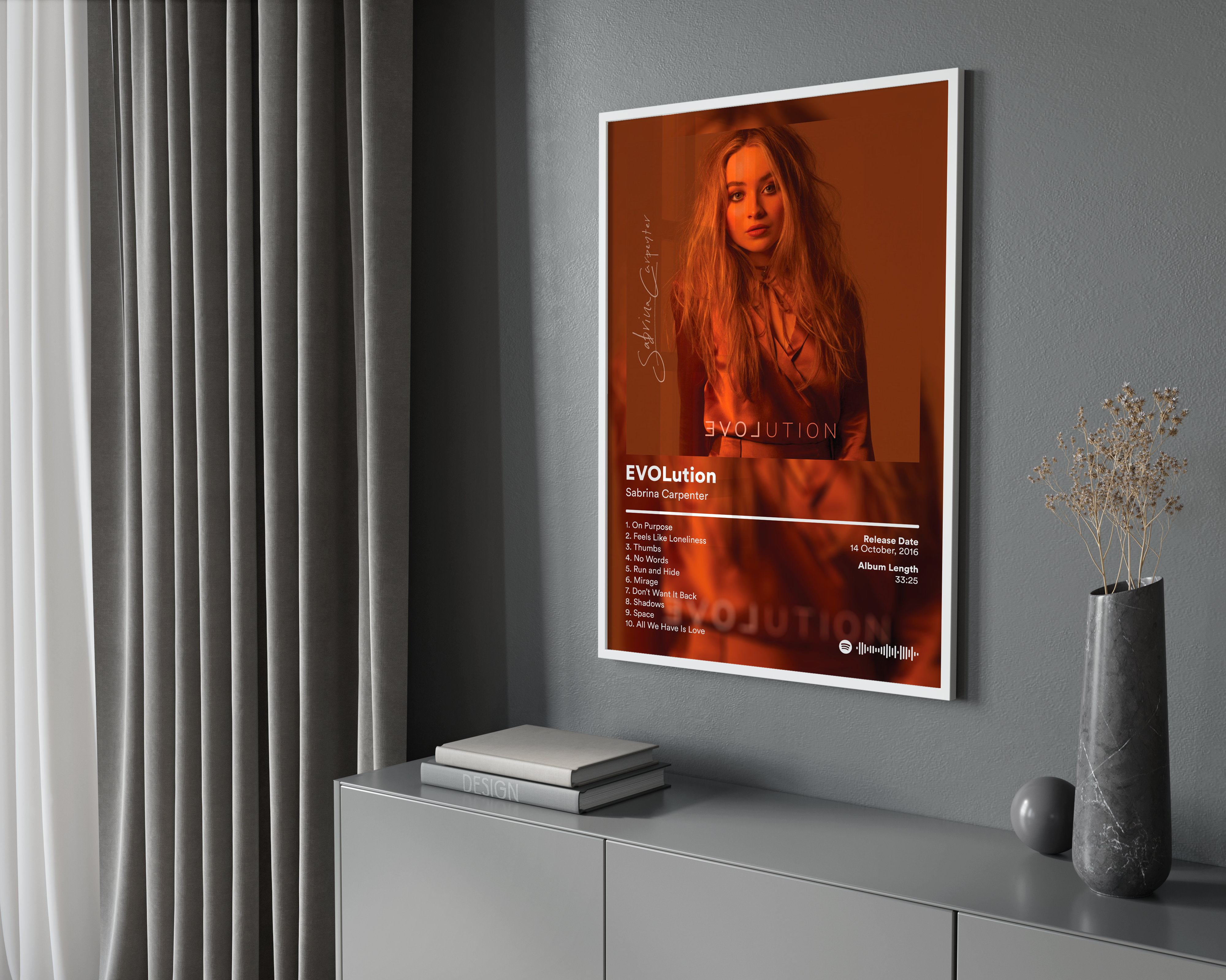 Sabrina Carpenter 'EVOLution' Album Poster | Hype Posters