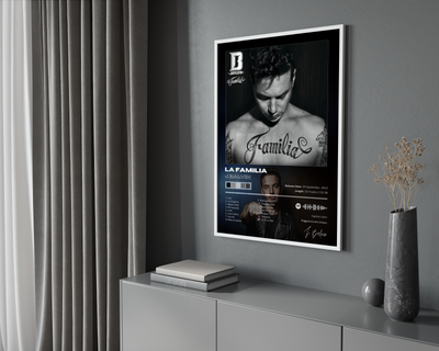 J Balvin 'La Familia' Album Poster | Hype Posters