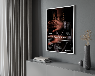 King Von 'What It Means To Be King' Album Poster | Hype Posters