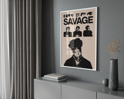 21 Savage 'Trio' Poster | Hype Posters