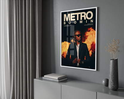 Metro Boomin 'Heroes & Villains' Poster | Hype Posters