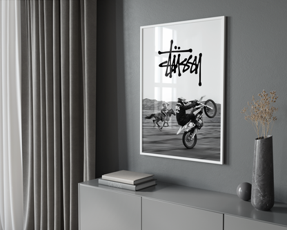 Stussy Motorbike Poster | Hype Posters