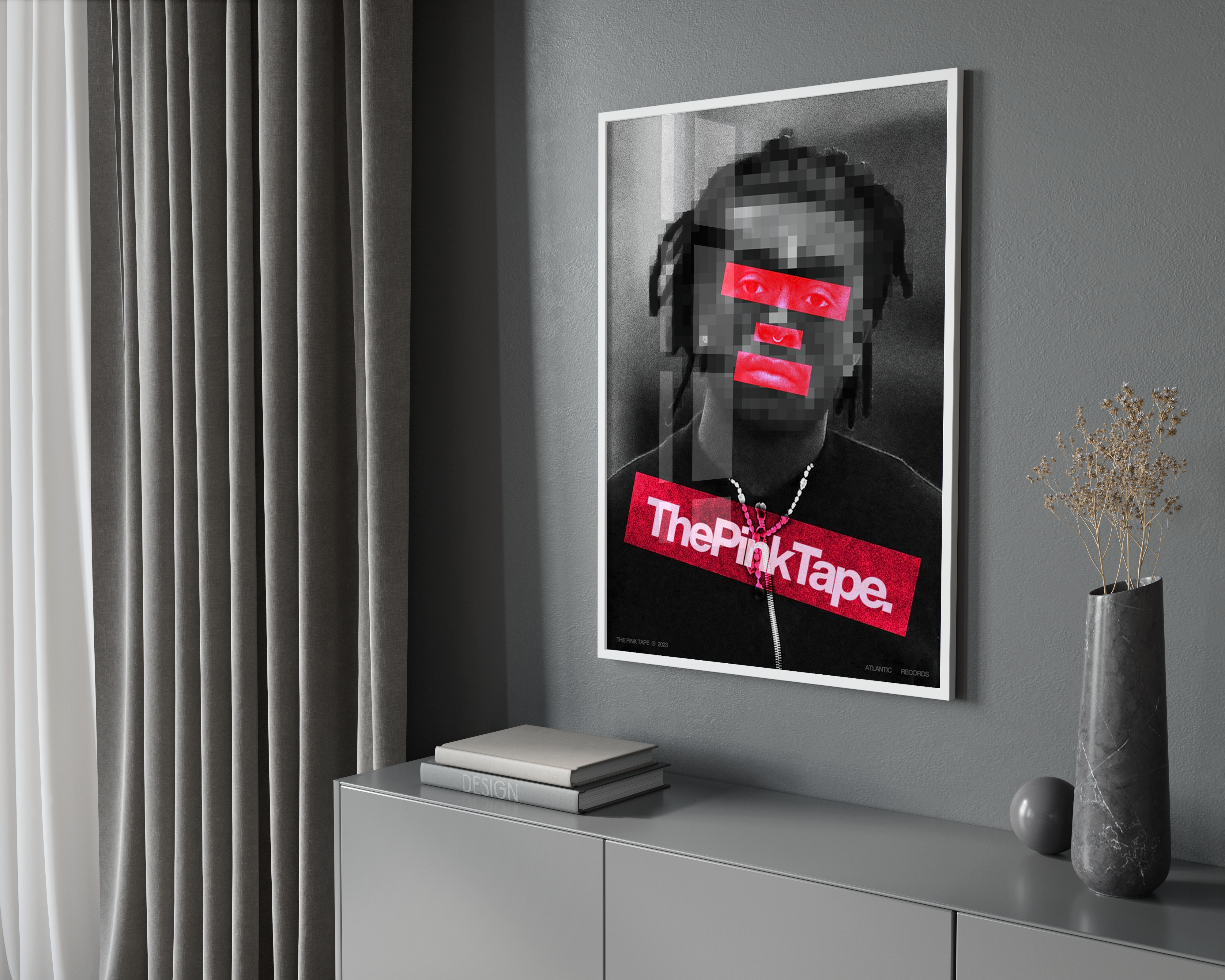 Lil Uzi Vert 'Red Pink Tapes' Poster | Hype Posters