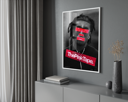 Lil Uzi Vert 'Red Pink Tapes' Poster | Hype Posters