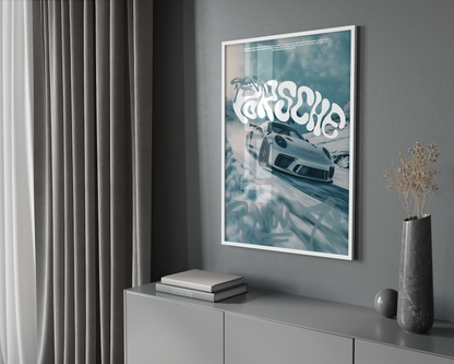Snowy Porsche 911 GT3 Poster | Hype Posters