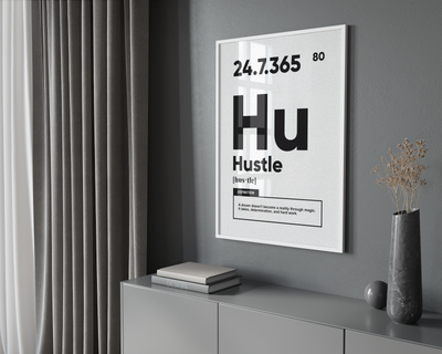 Hustle Definition Poster | Hype Posters