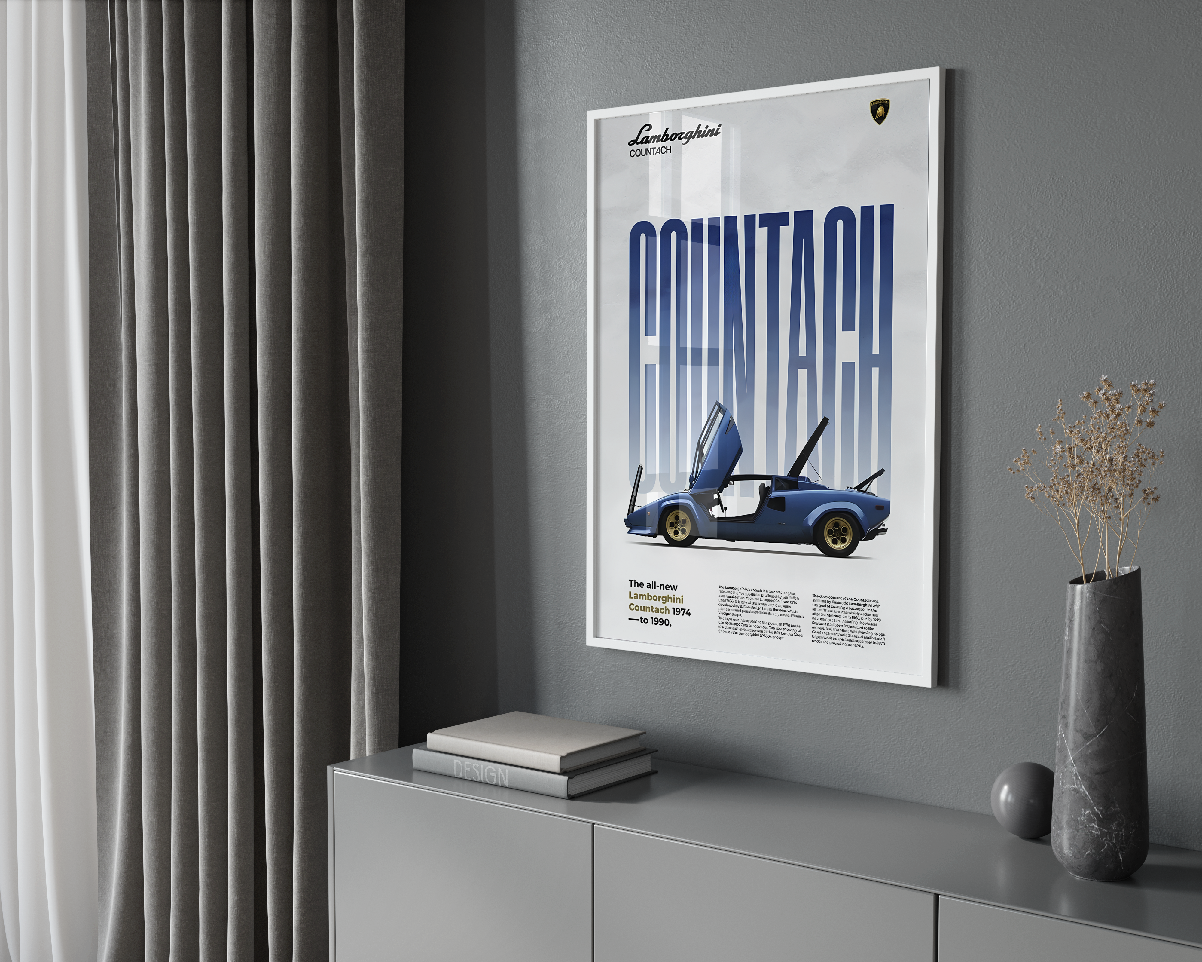 Lamborghini Countach Classic Series Poster | Hype Posters