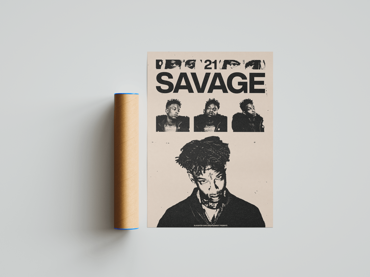 21 Savage 'Trio' Poster - Posters, Prints & Wall Art | HYPE Posters