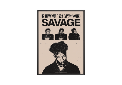 21 Savage 'Trio' Poster - Posters, Prints & Wall Art | HYPE Posters