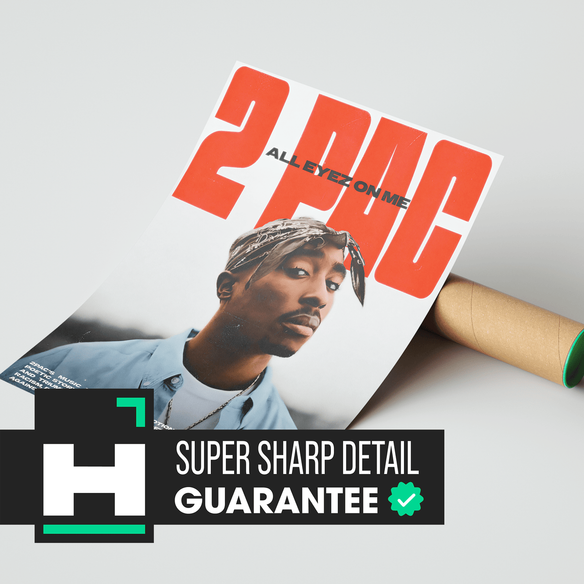 2PAC 'All Eyez On Me' Poster - Posters, Prints & Wall Art | HYPE Posters