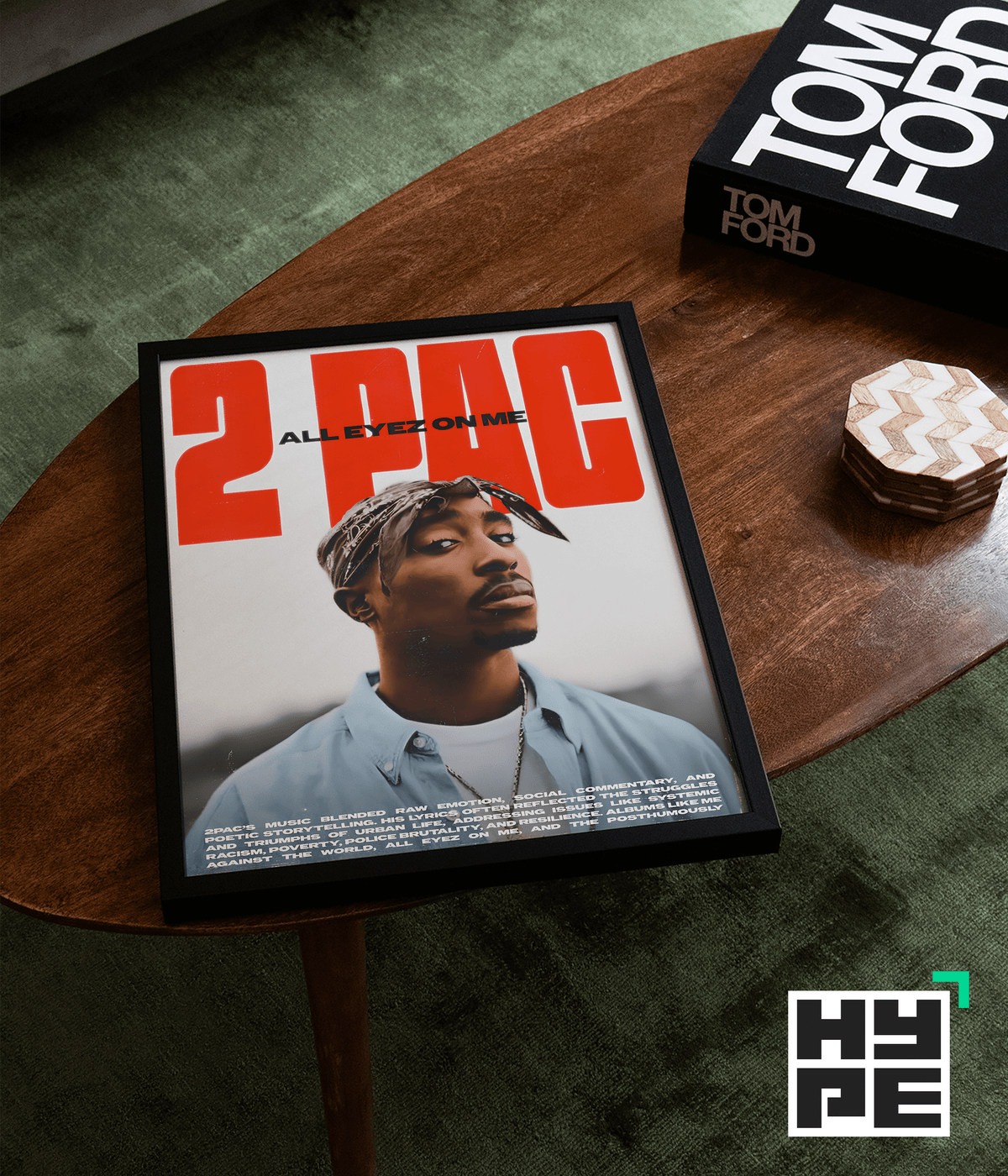 2PAC 'All Eyez On Me' Poster - Posters, Prints & Wall Art | HYPE Posters