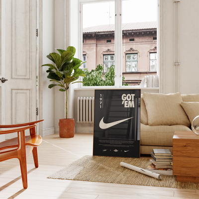 Nike Origins Black Poster | Hype Posters