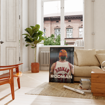 Dennis Rodman 5 Rings Poster | Hype Posters
