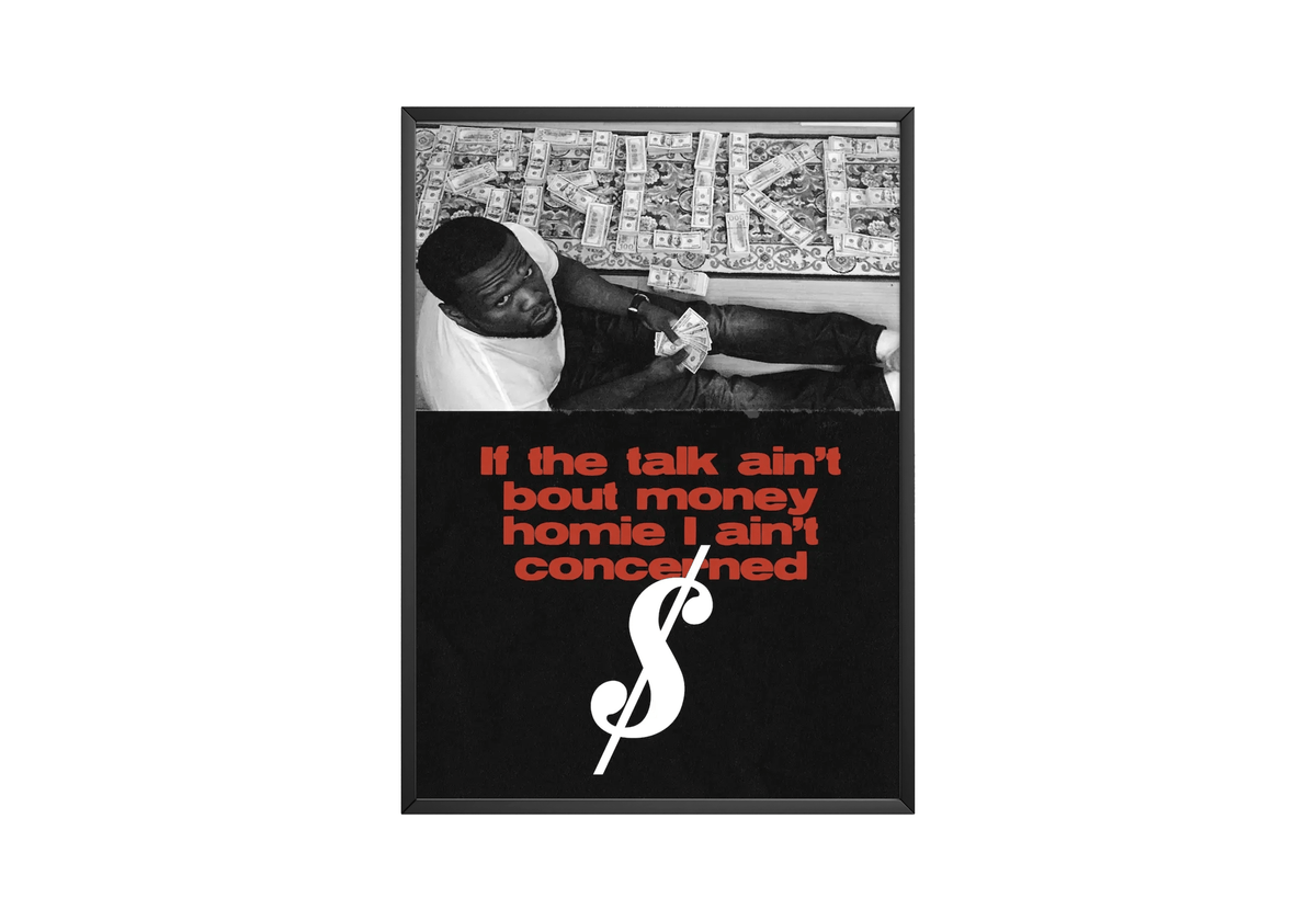 50 Cent - Money Talk Poster - Posters, Prints & Wall Art | HYPE Posters