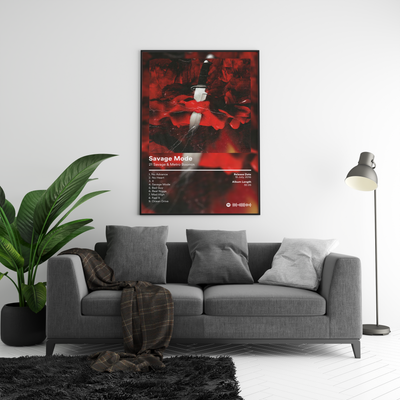 21 Savage 'Savage Mode' Album Poster | Hype Posters