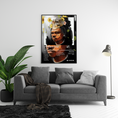 Gunna 'a Gift & a Curse' Album Poster | Hype Posters