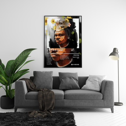 Gunna 'a Gift & a Curse' Album Poster | Hype Posters