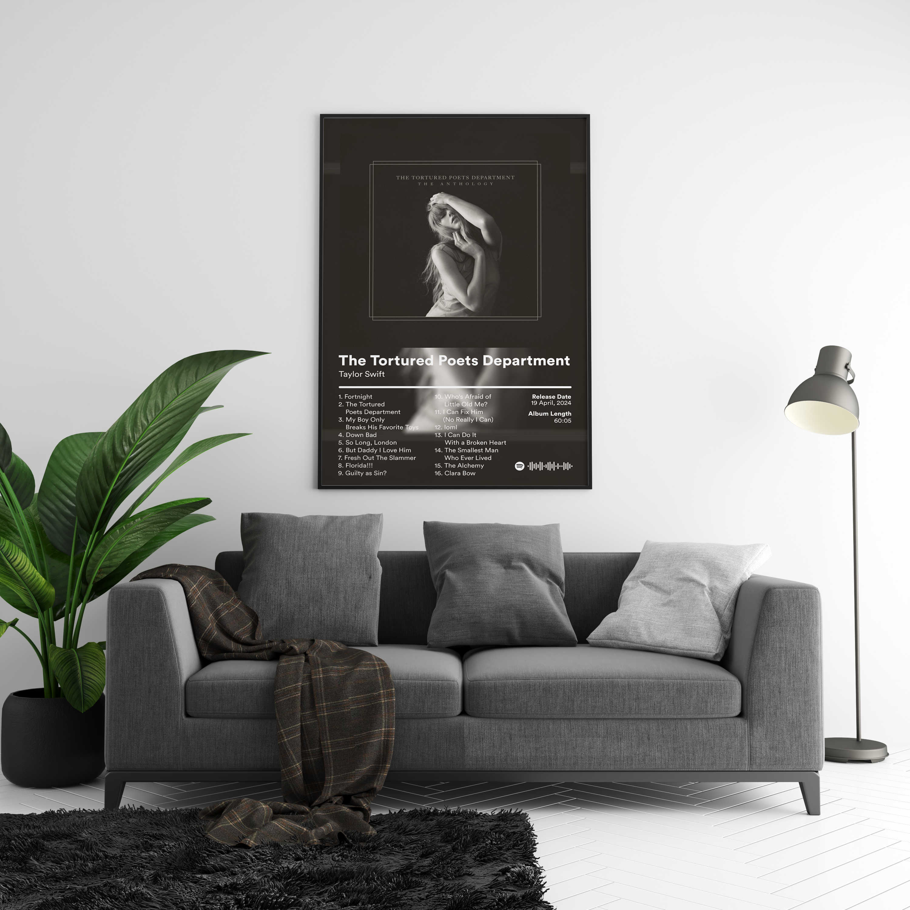 Taylor Swift 'The Tortured Poets Department' Album Poster | Hype Posters