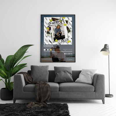 J Balvin 'Energía' Album Poster | Hype Posters