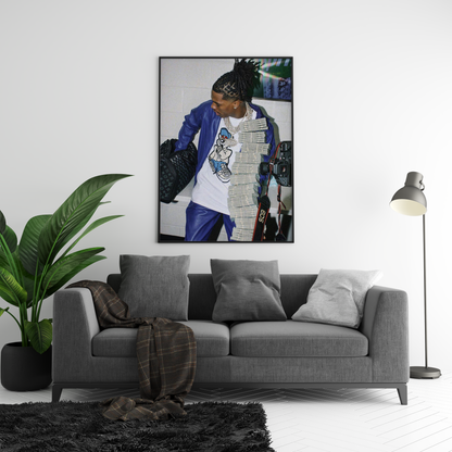 Lil Baby 'Money Stacks' Poster | Hype Posters