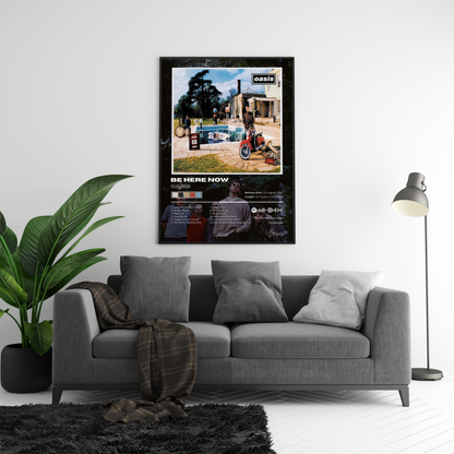 Oasis 'Be Here Now' Album Poster | Hype Posters