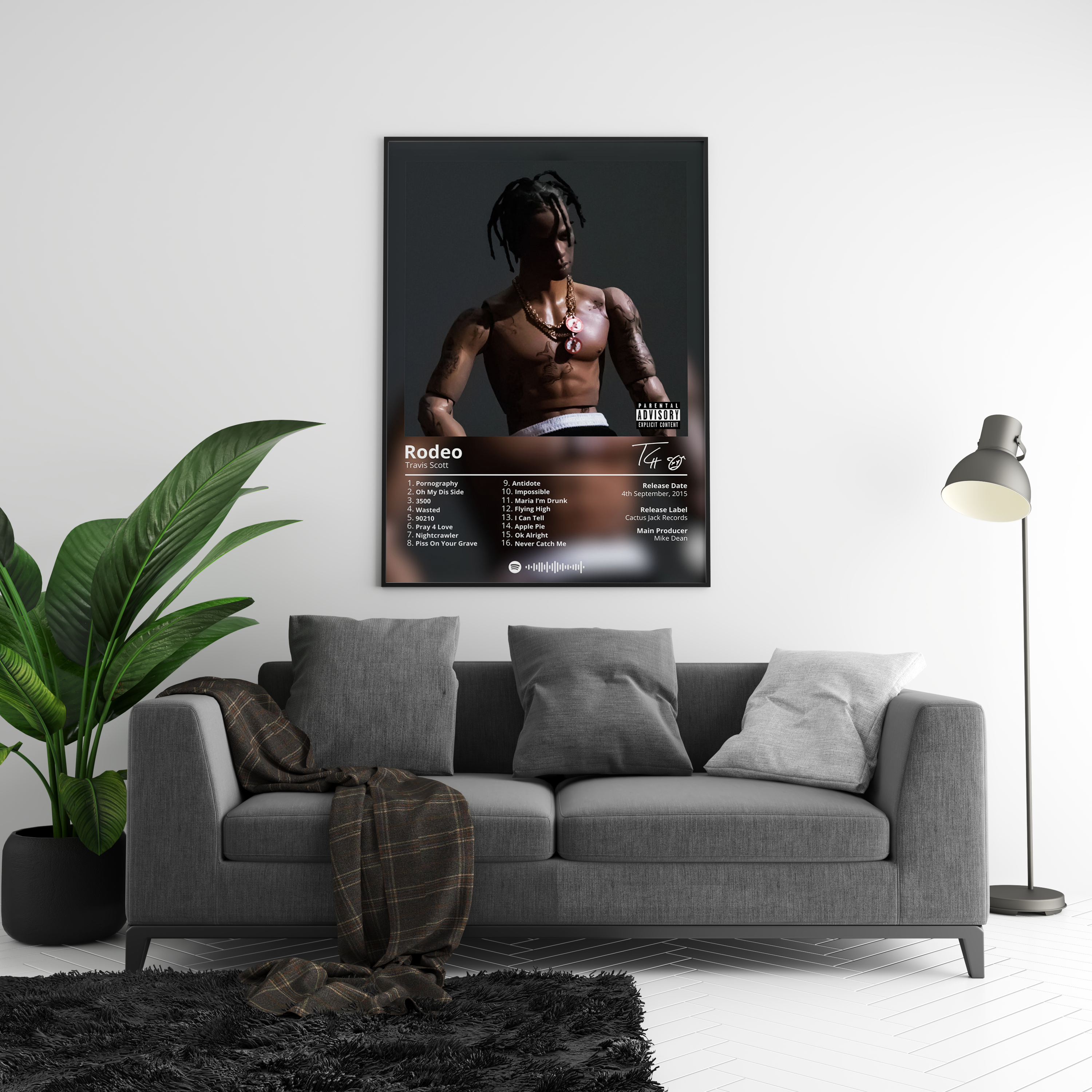 Travis Scott 'Rodeo' Album Poster | Hype Posters