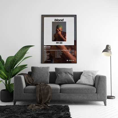 Frank Ocean 'Blonde' Album Poster | Hype Posters
