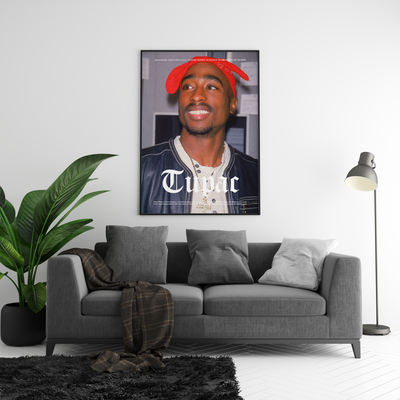 2PAC 'Classic Red' Poster | Hype Posters