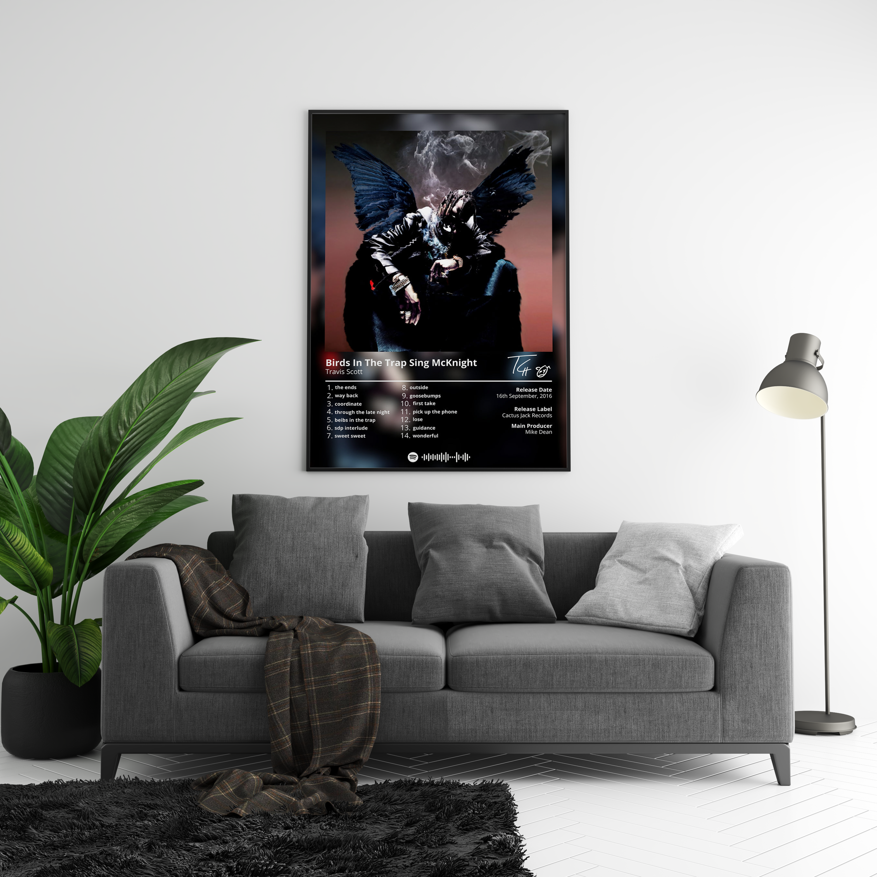 Travis Scott 'Birds In The Trap Sing McKnight' Album Poster | Hype Posters