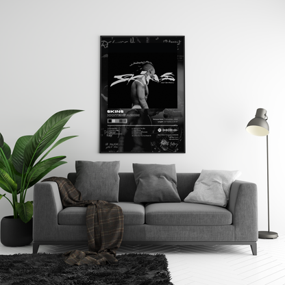 XXXTENTACION 'Skins' Album Poster | Hype Posters