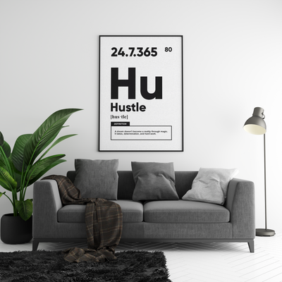 Hustle Definition Poster | Hype Posters