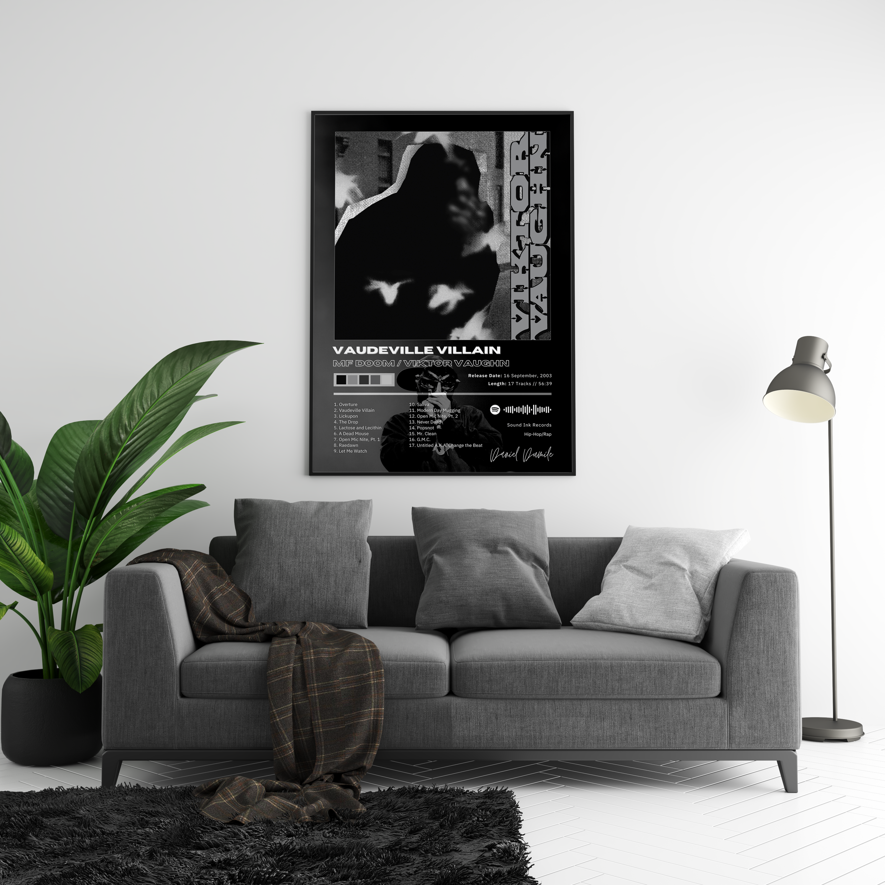 MF DOOM 'Vaudeville Villain' Album Poster | Hype Posters