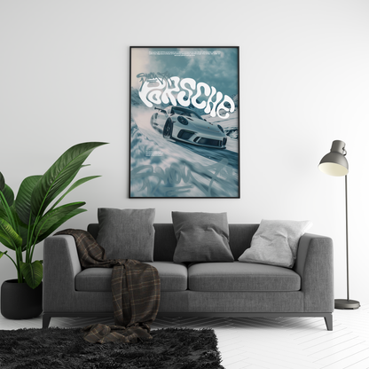 Snowy Porsche 911 GT3 Poster | Hype Posters