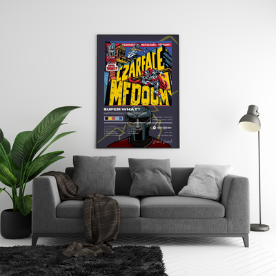 MF DOOM 'Super What?' Album Poster | Hype Posters