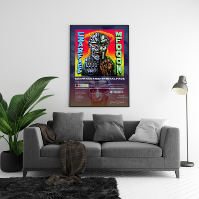 MF DOOM 'Czarface Meets Metal Face' Album Poster | Hype Posters