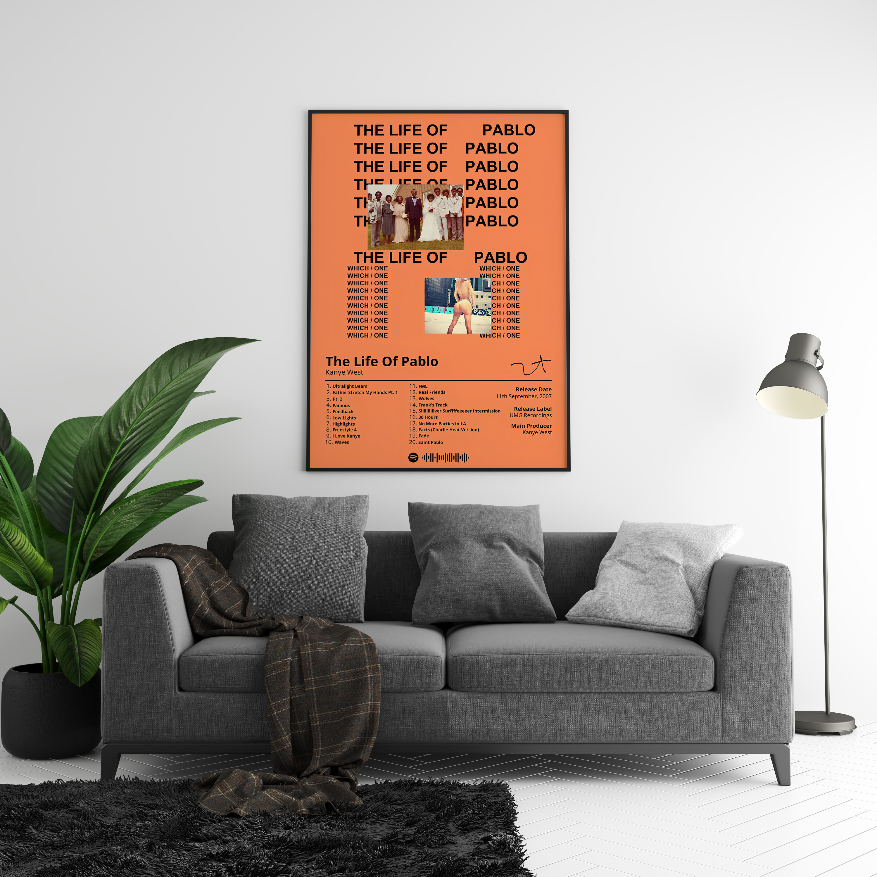 Kanye West 'The Life Of Pablo' Album Poster | Hype Posters
