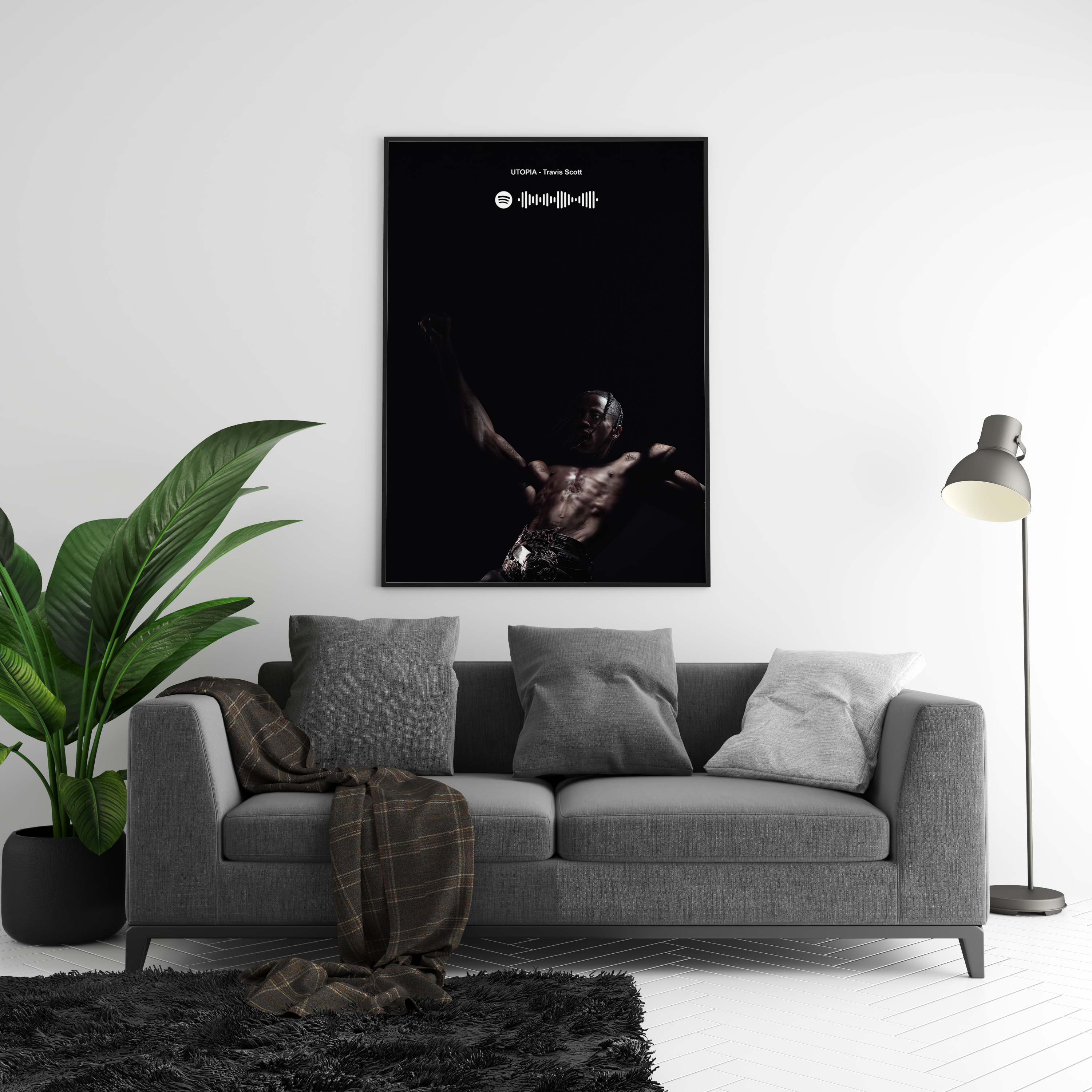 Travis Scott 'Utopia' Spotify Poster | Hype Posters