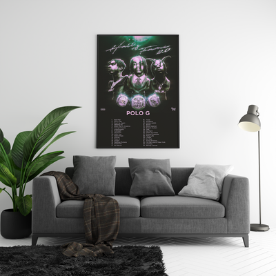 Polo G - "Hall Of Fame 2.0" Album Poster | Hype Posters