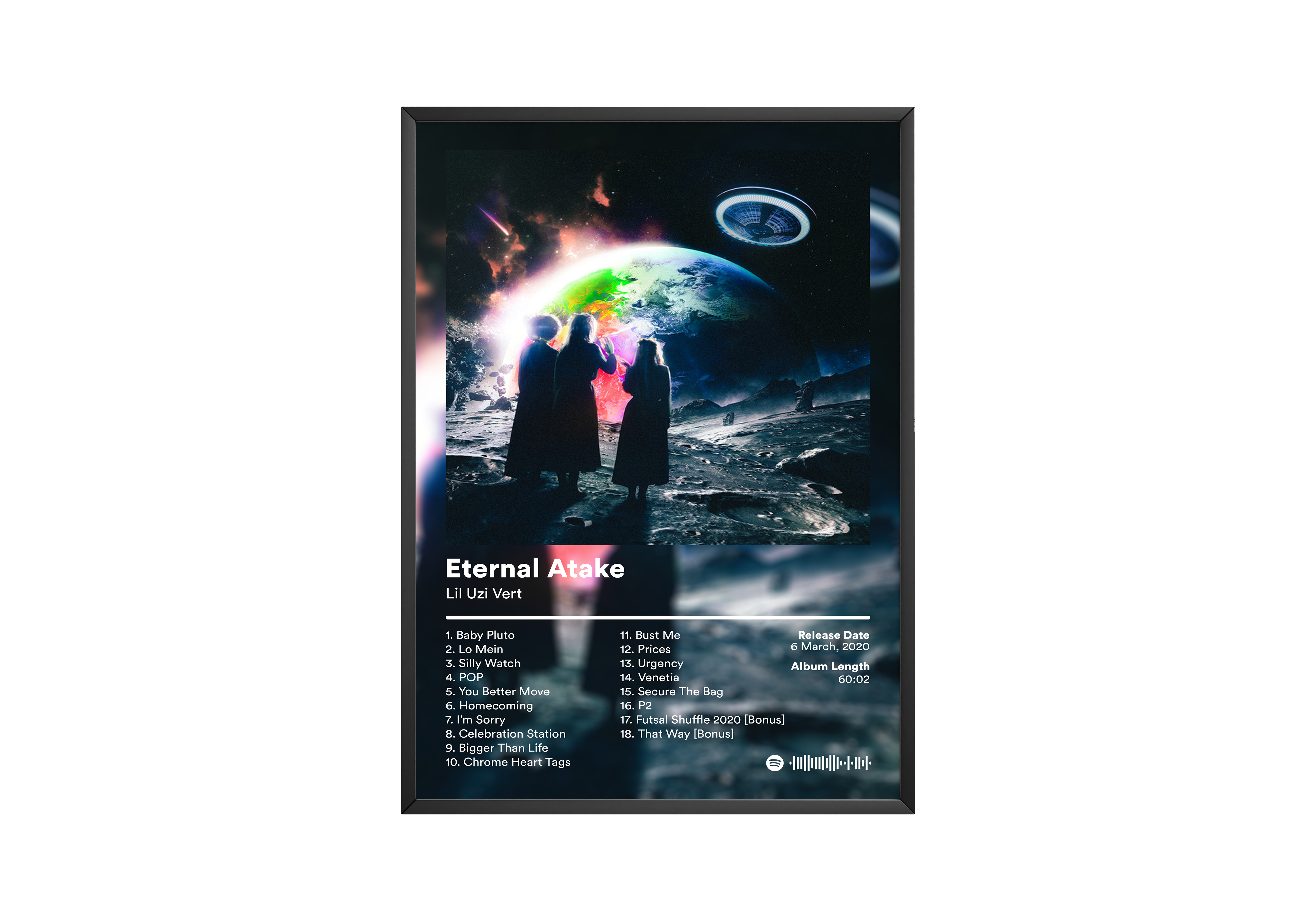 Lil Uzi Vert 'Eternal Atake' Album Poster | Hype Posters