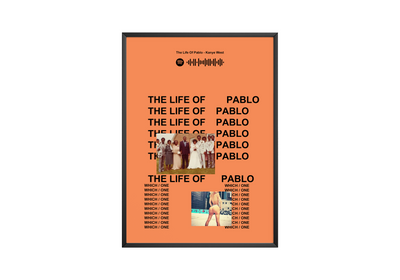 Kanye West 'The Life Of Pablo' Spotify Poster | Hype Posters