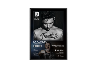 J Balvin 'La Familia' Album Poster | Hype Posters