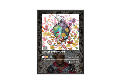Juice WRLD 'WRLD On Drugs' Album Poster | Hype Posters